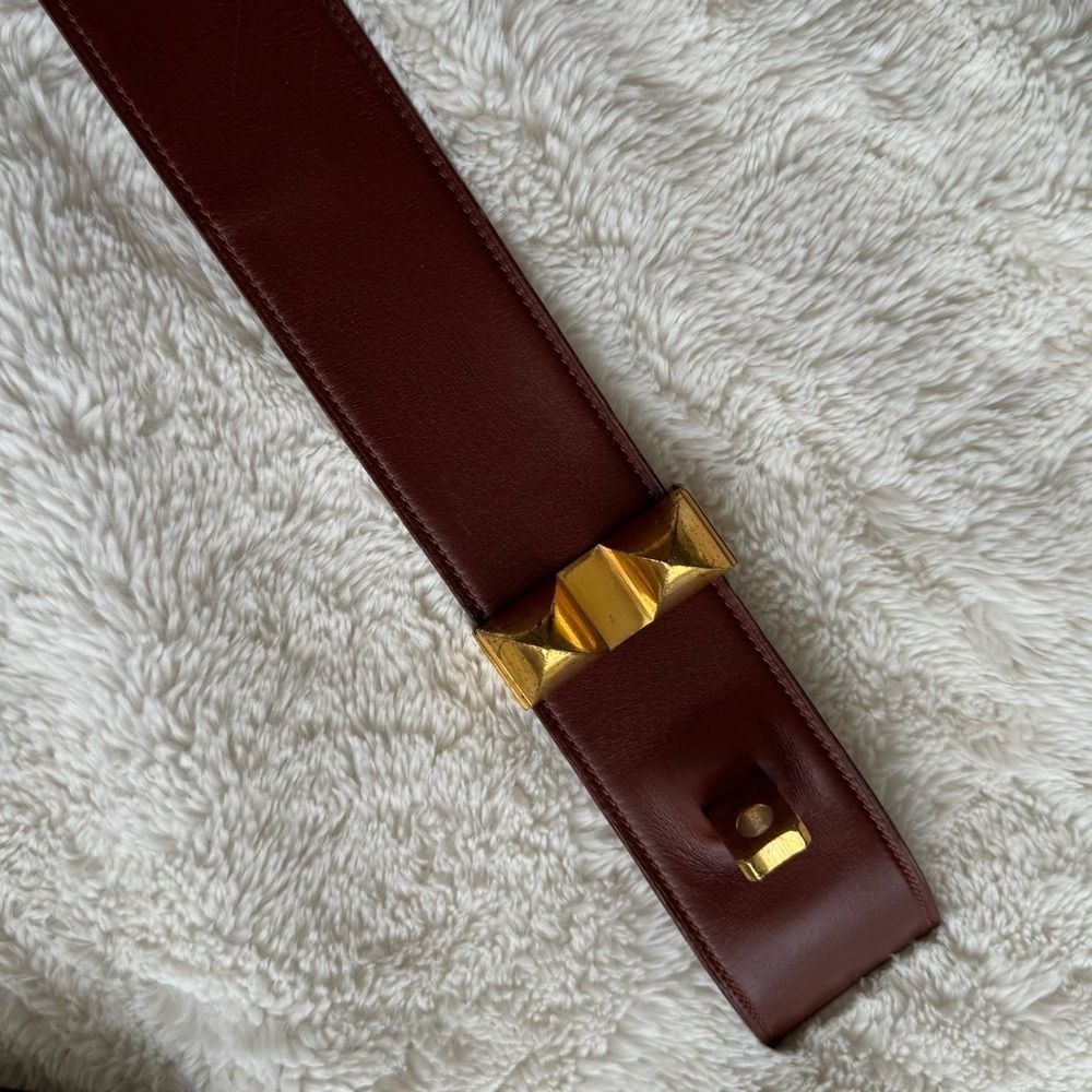 Hermès | Authentic Collier De Chien Leather Belt - Picture 4 of 9